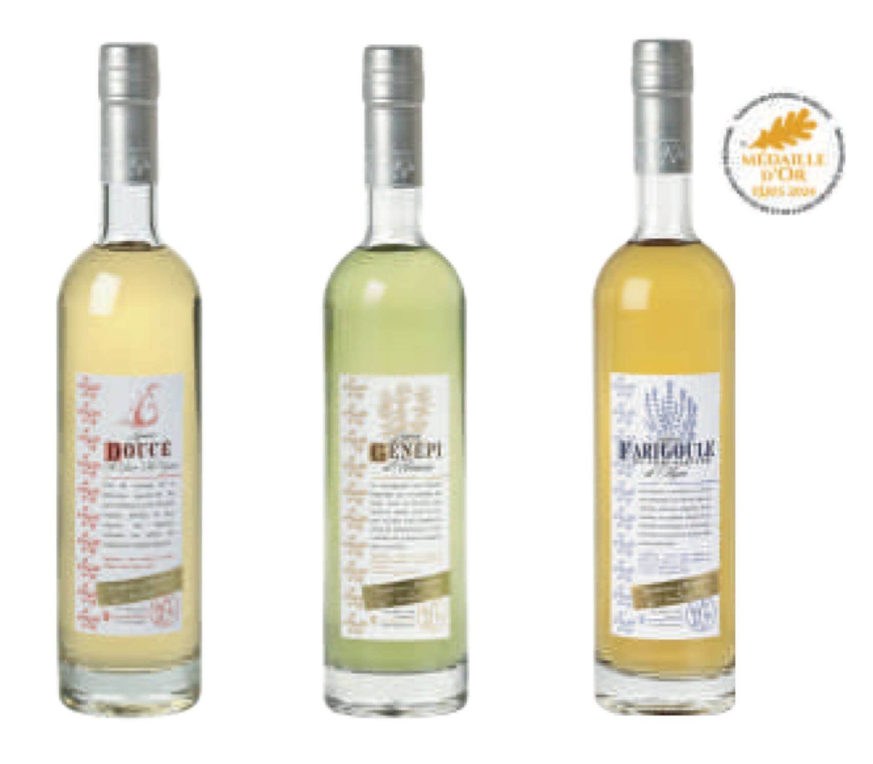 Liqueurs – Douce, Farigoule, Génépi