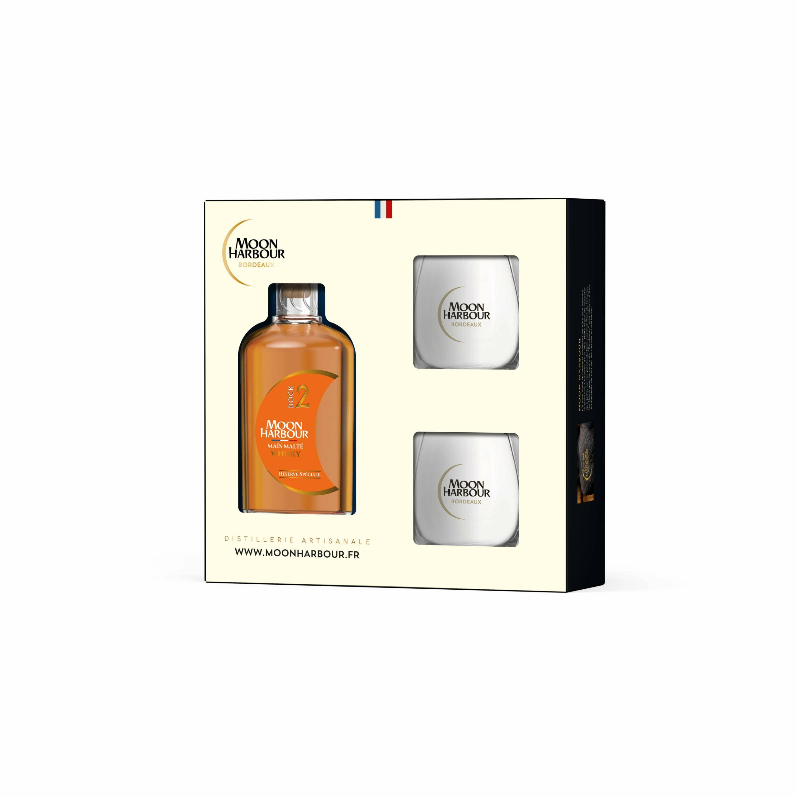 Coffret Dock 2 + 2 verres