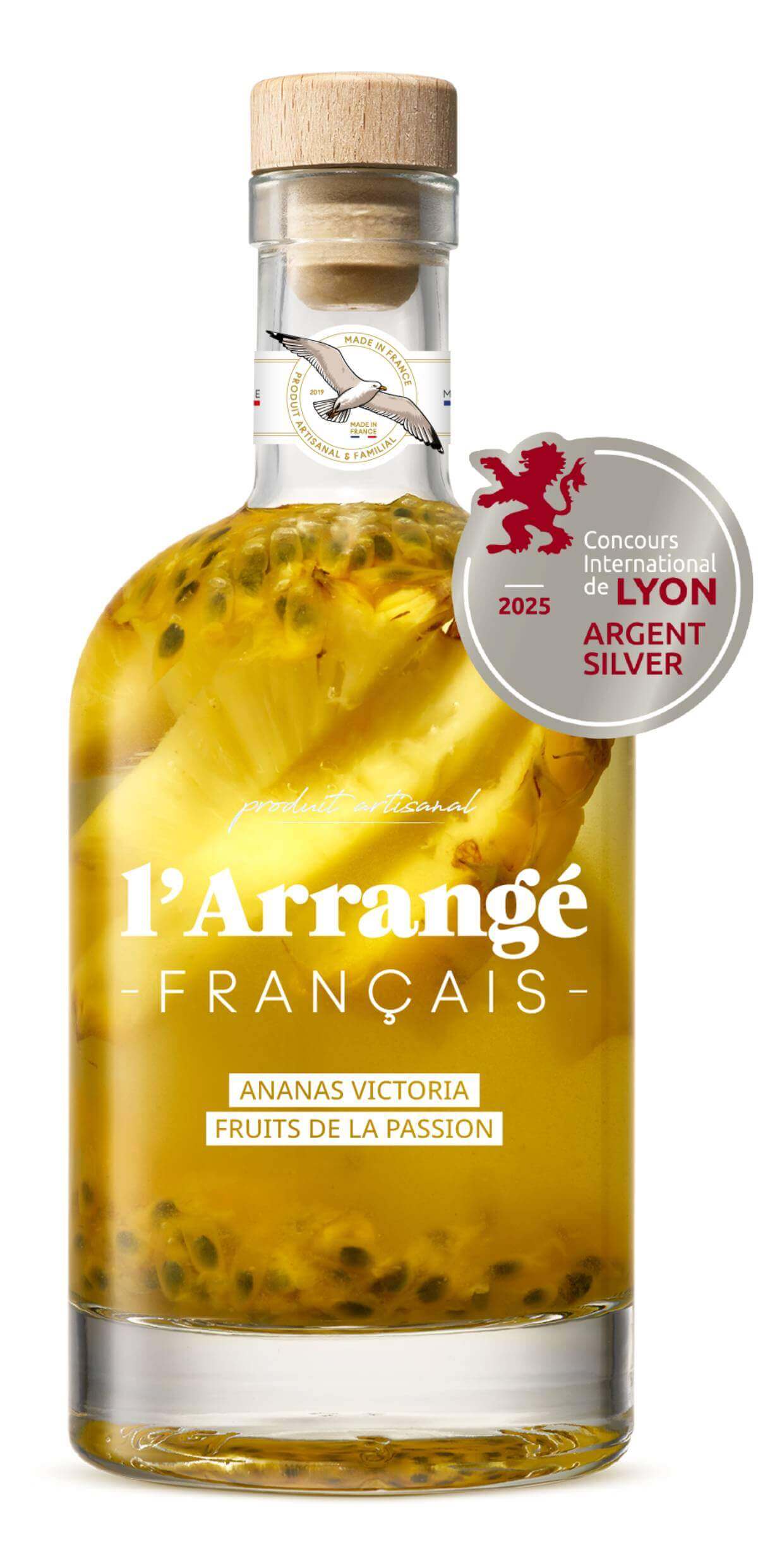 Rhum arrangé Ananas Victoria & Fruit de la Passion – 20 et 70 cl – 30%