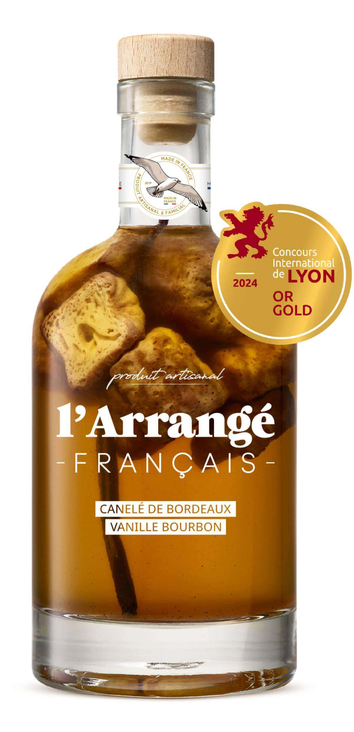 Rhum arrangé Canelé de Bordeaux & Vanille Bourbon – 70 cl – 30%