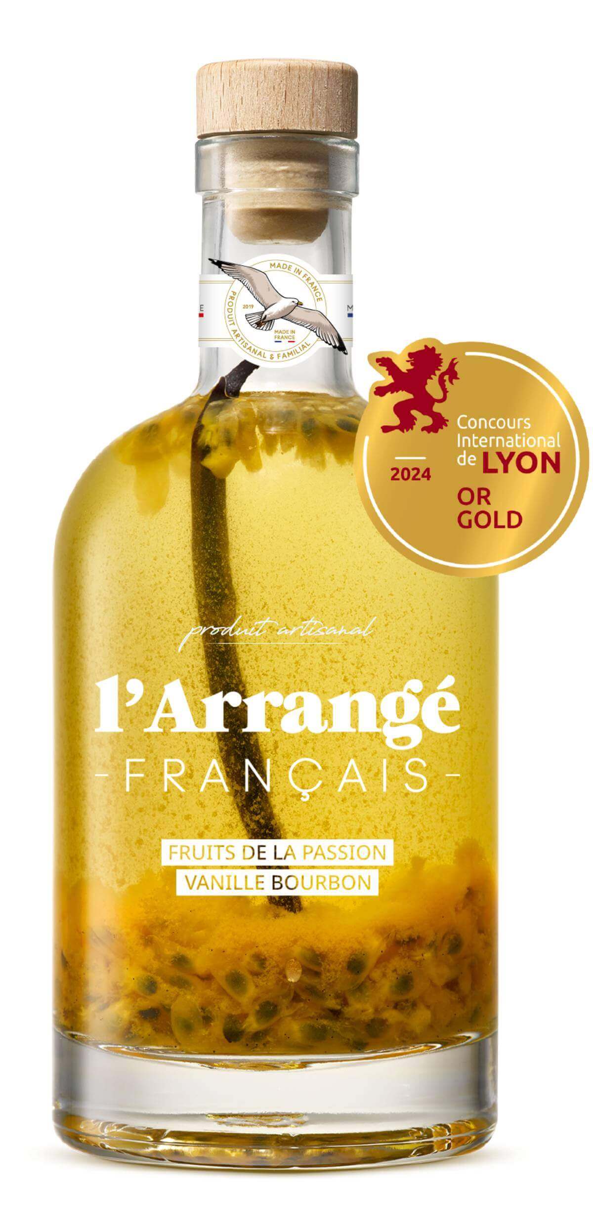 Rhum arrangé Fruit de la Passion & Vanille Bourbon – 20 et 70 cl – 30%