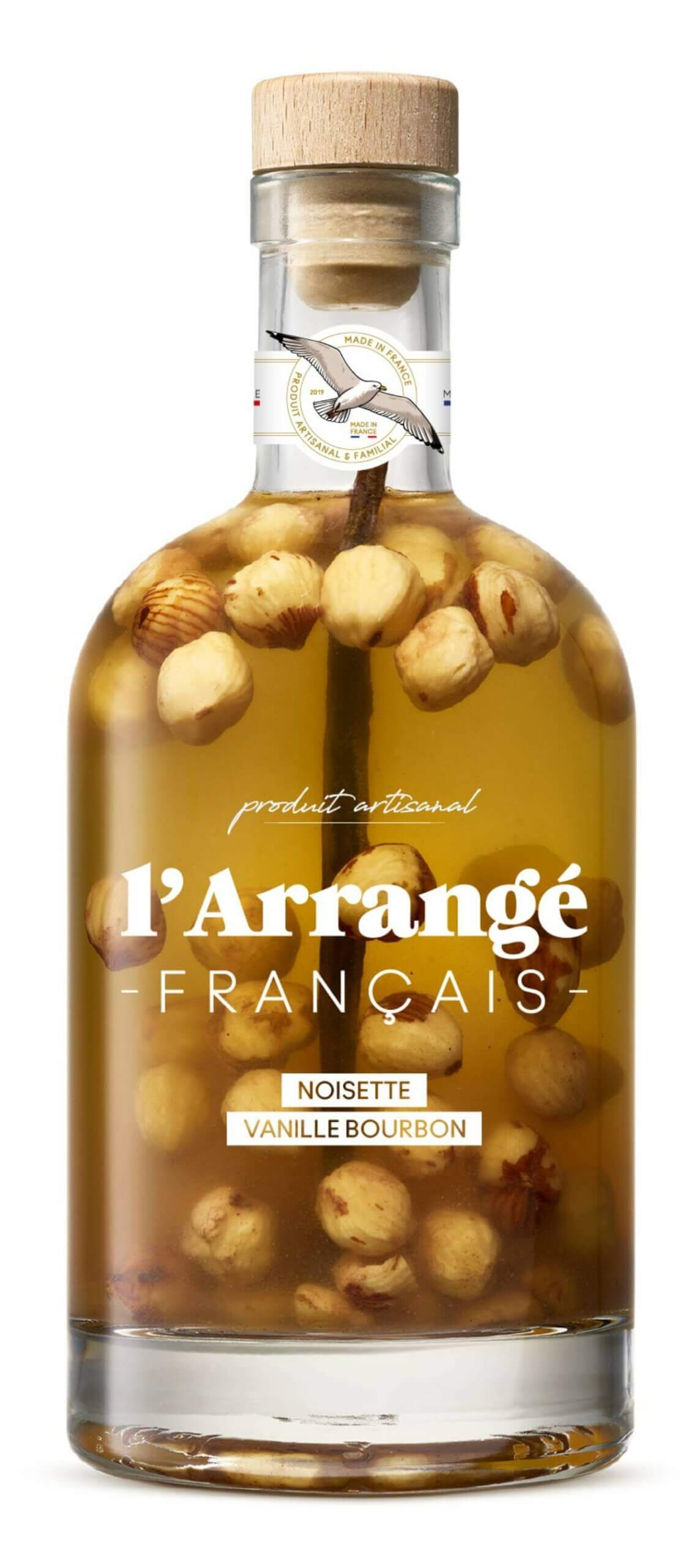 Rhum arrangé Noisette & Vanille Bourbon – 20 et 70 cl – 30%